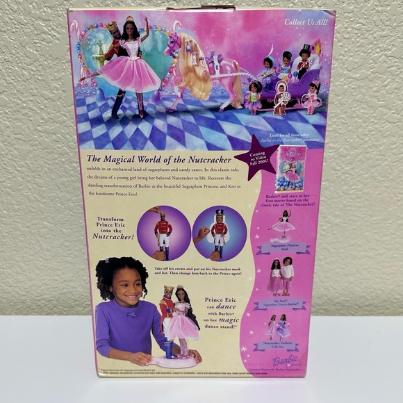 NEW 2001 Barbie Ken as Prince Eric in The Nutcracker African American Doll 52689 - Picture 4 of 4